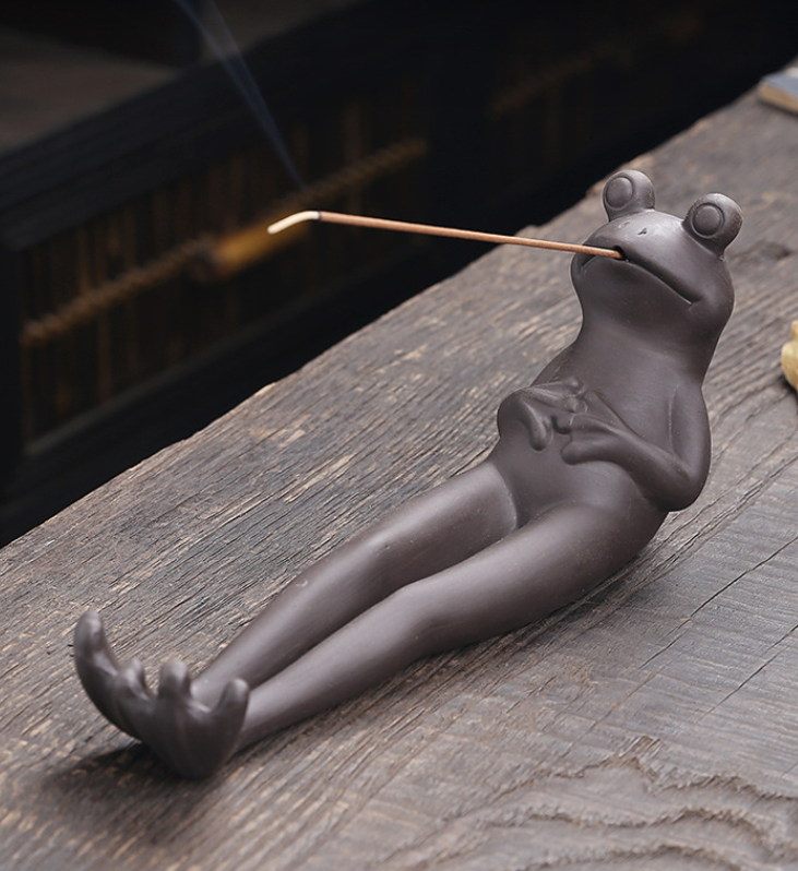 Zen Toad Incense Holder Image 1