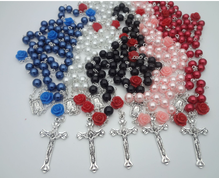Cross Beaded Necklace