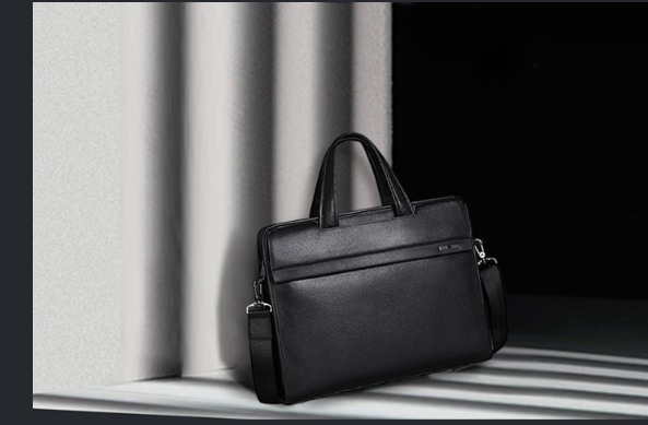 Men's Briefcase in Action