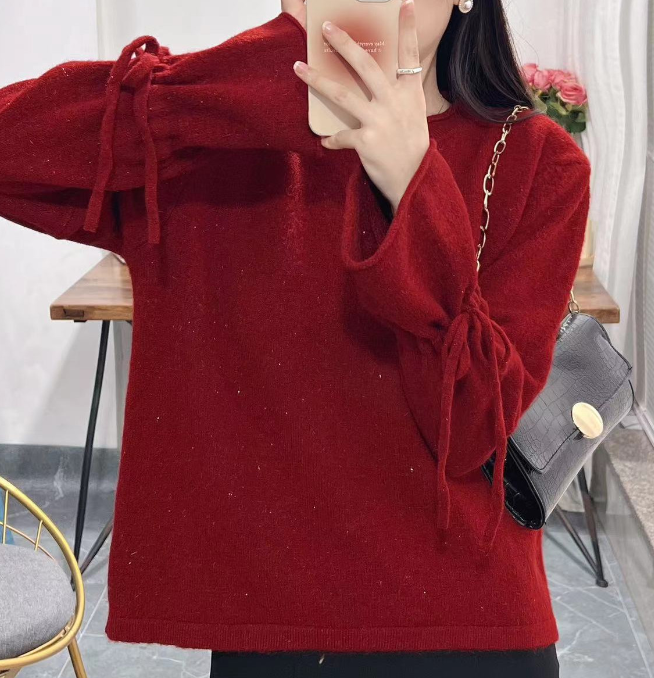 Pullover Knit Sweater Image 1