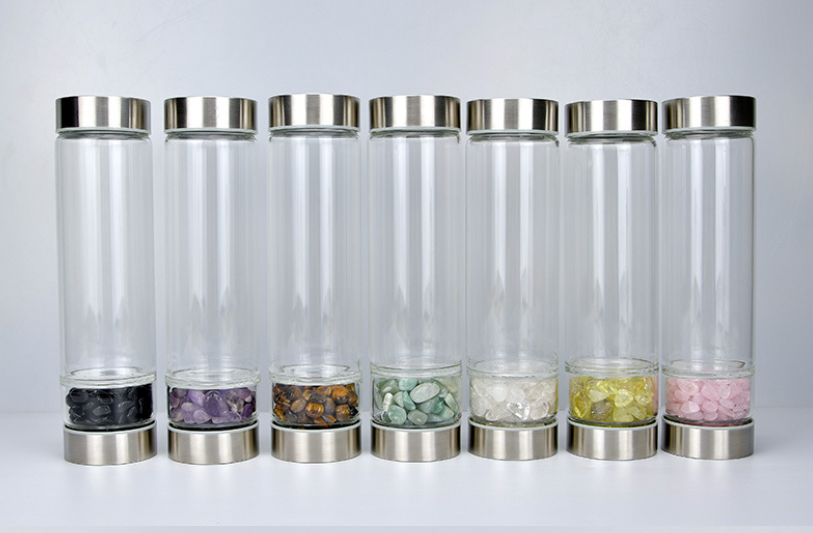 Natural Crystal Stone Glass 1
