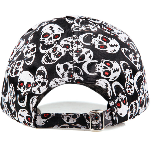 Gorra de béisbol con calavera 3