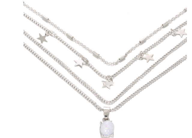 Layered Star Necklace