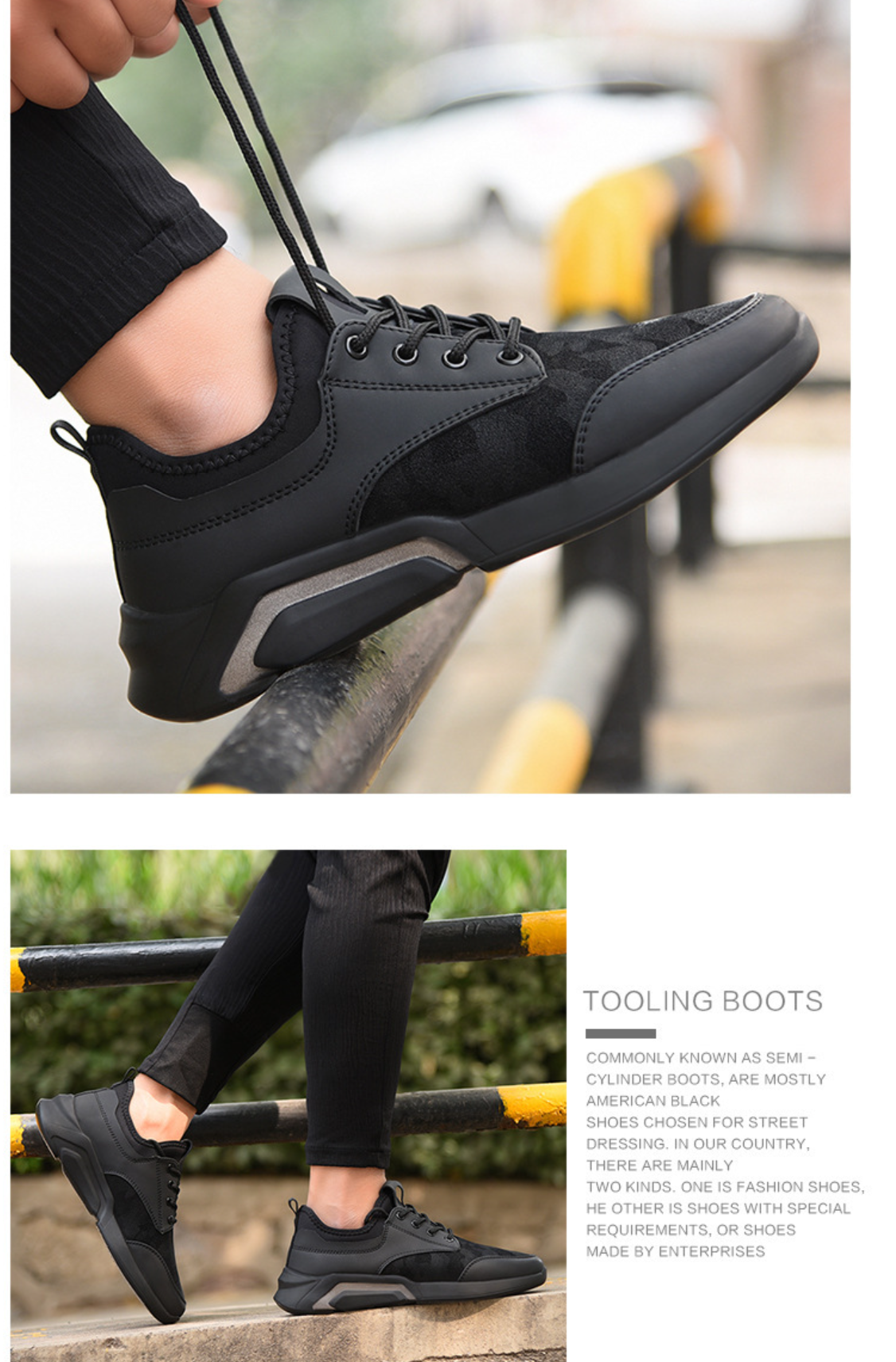 Casual Sports Shoes - Black