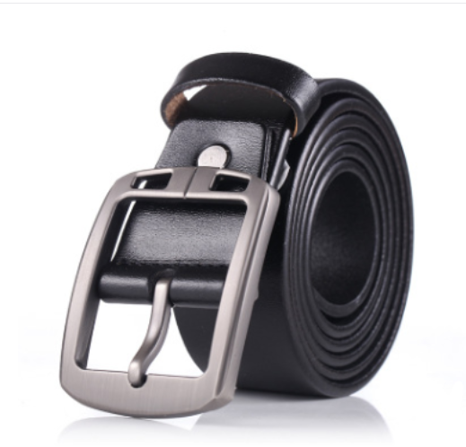 Cinturón vintage de cuero genuino para hombre