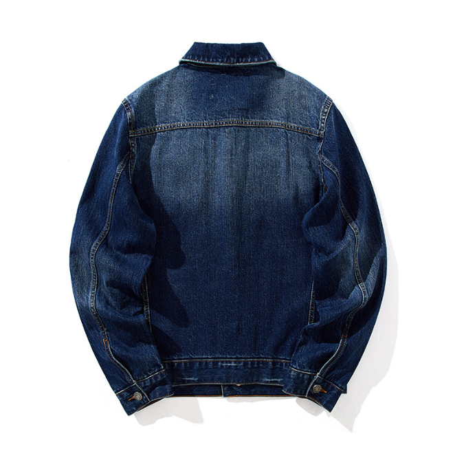 Red Tornado Denim Jacket Worn Look