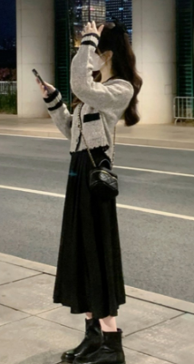 False Two-piece Big Swing Dress Image 2