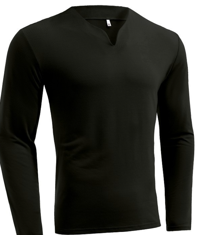 Men's Long Sleeve V-Neck T-Shirt 2