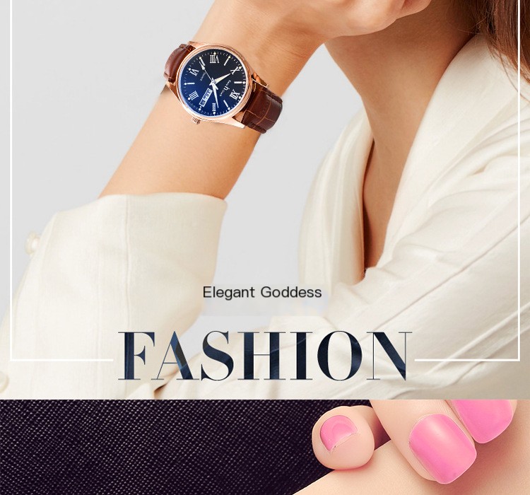 Elegant Blue Light Dial