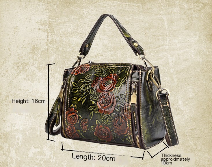 Genuine Leather Handbag Image 3