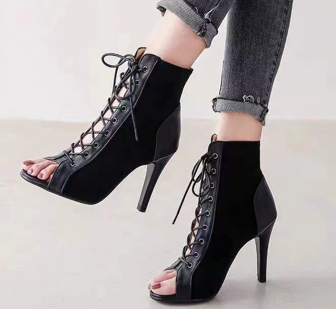 Fish Mouth Sandals - Brown