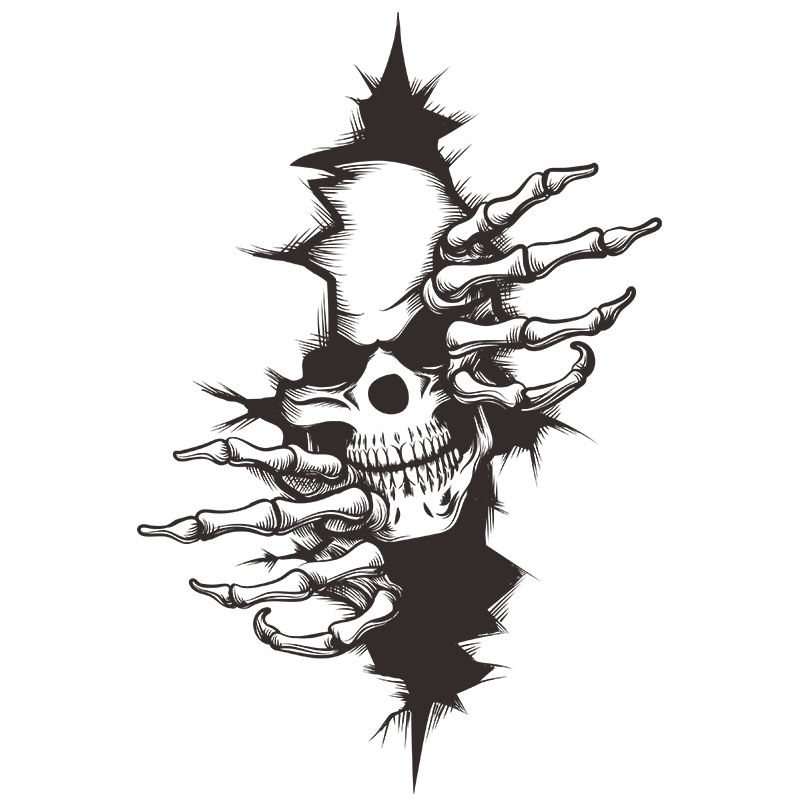 Day of the Dead Halloween Wall Sticker