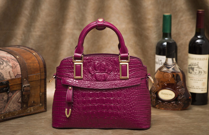 Crocodile Pattern Women's Bag