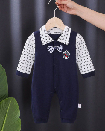 Infant Bodysuit Dark Blue