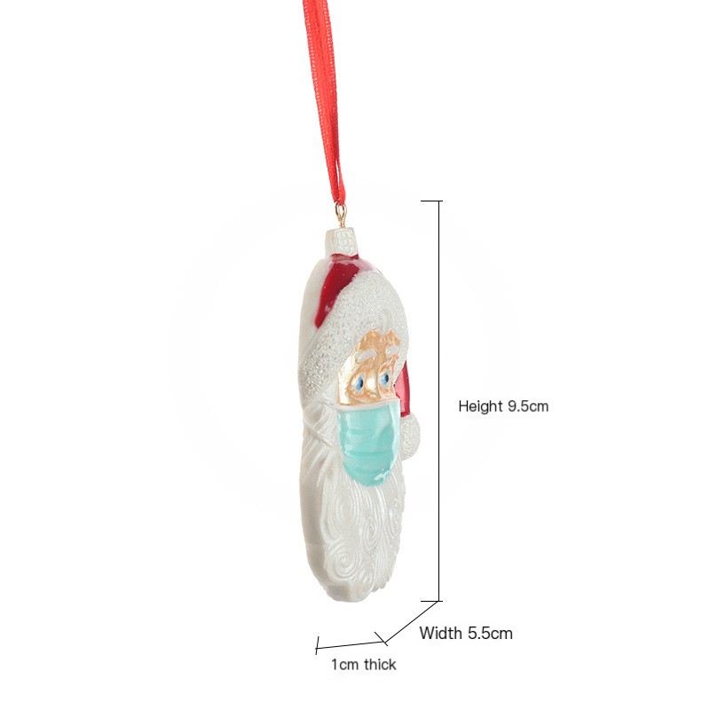 Santa Mask Ornament Image 3