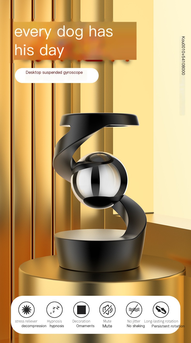 Desktop Suspended Gyroscope Image 1