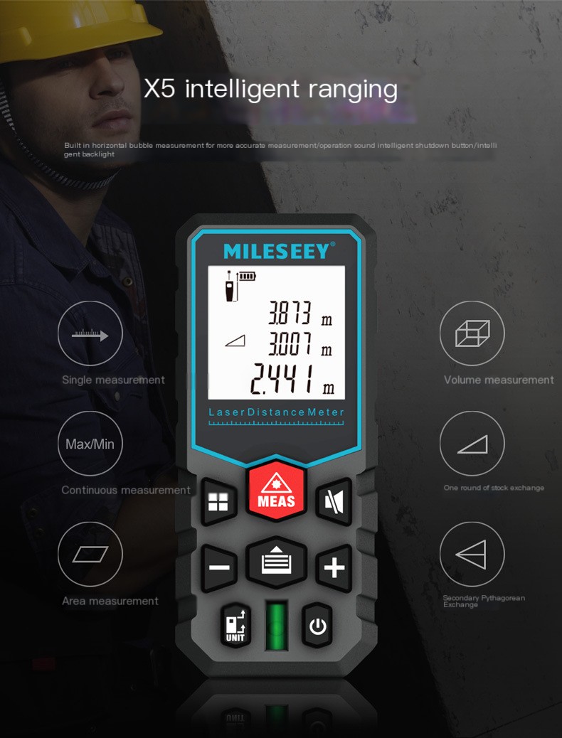 X5 Laser Distance Meter Image 1