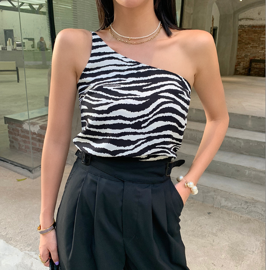 Stylish Zebra Print Camisole