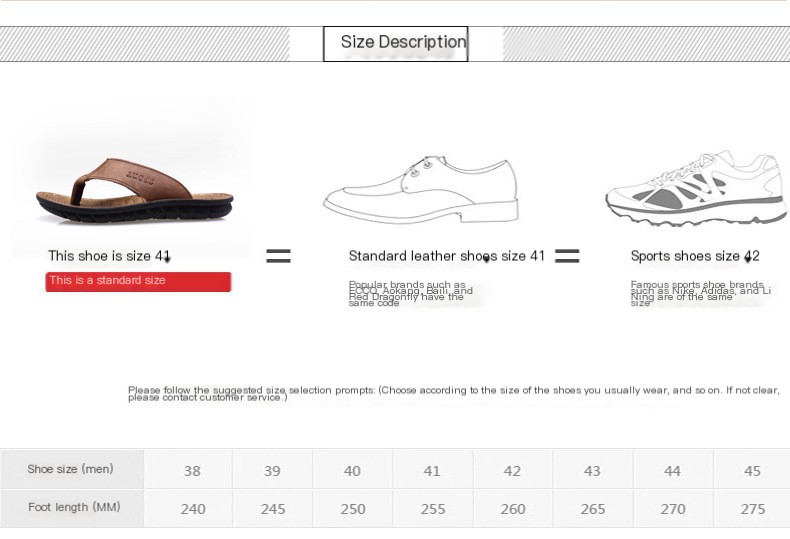 Comfortable Men's Flip Flops Sandals