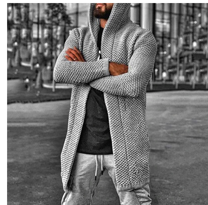Men's Hooded Cardigan Image 5