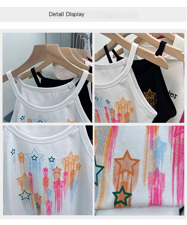 Hip-hop Wind Graffiti Tank Top Image 2