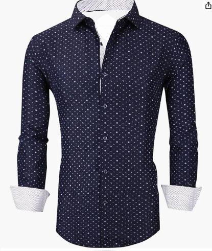 Luxury Mens Slim Fit Shirt - Details