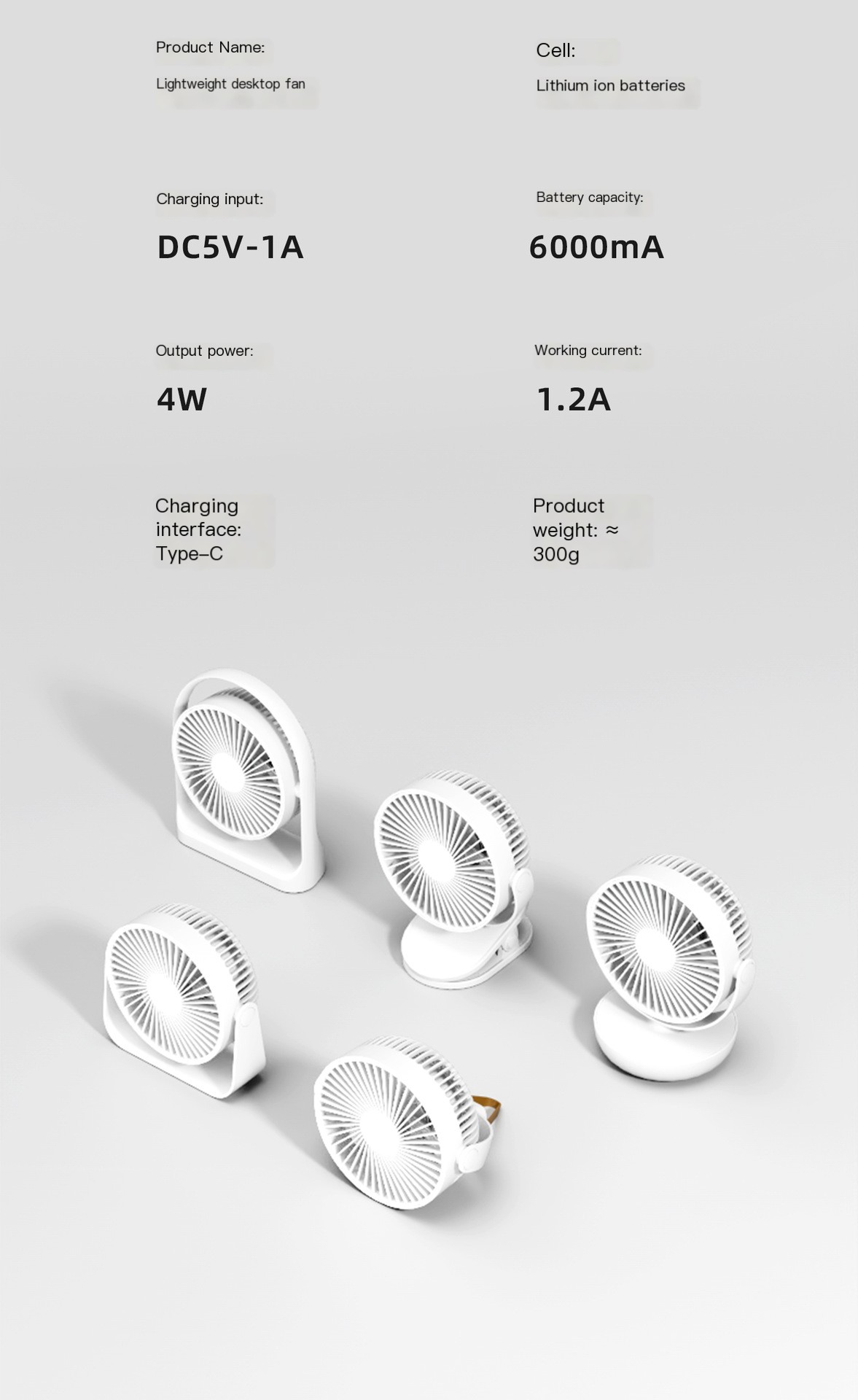 F1 Mini Fan for Students