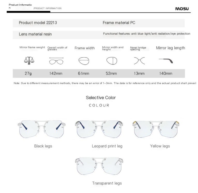 Blue Light Blocking Glasses - Transparent