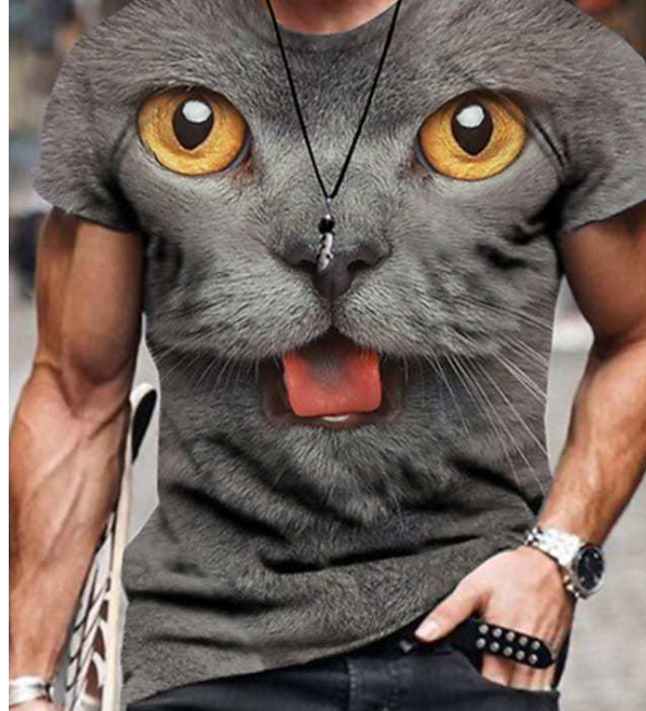 Casual Gradient T-Shirt Color Variations