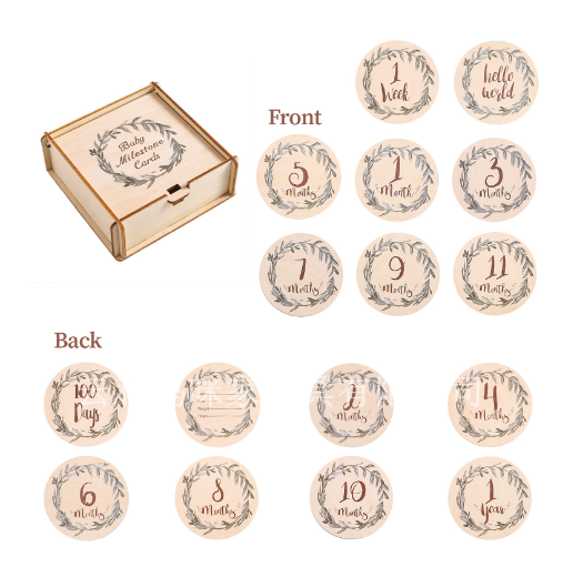 Eucalyptus Leaf Milestone Card 2