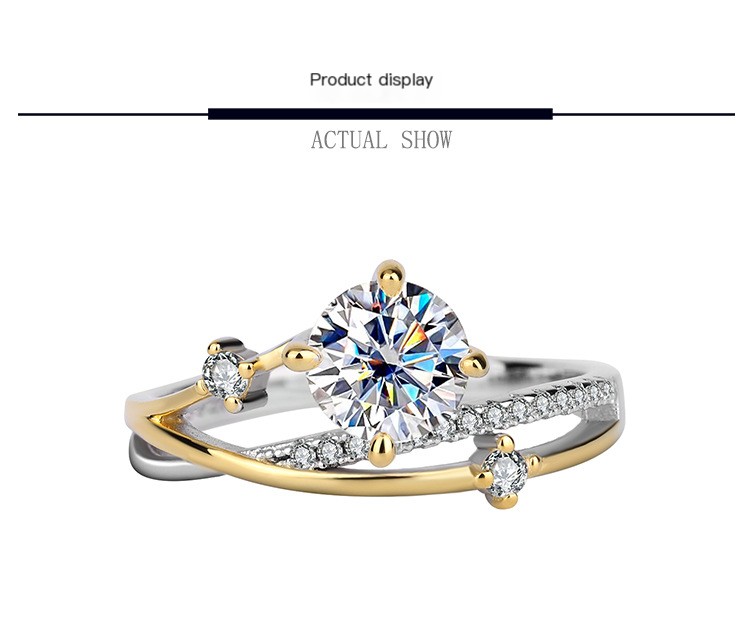 Moissanite Ring Image 1