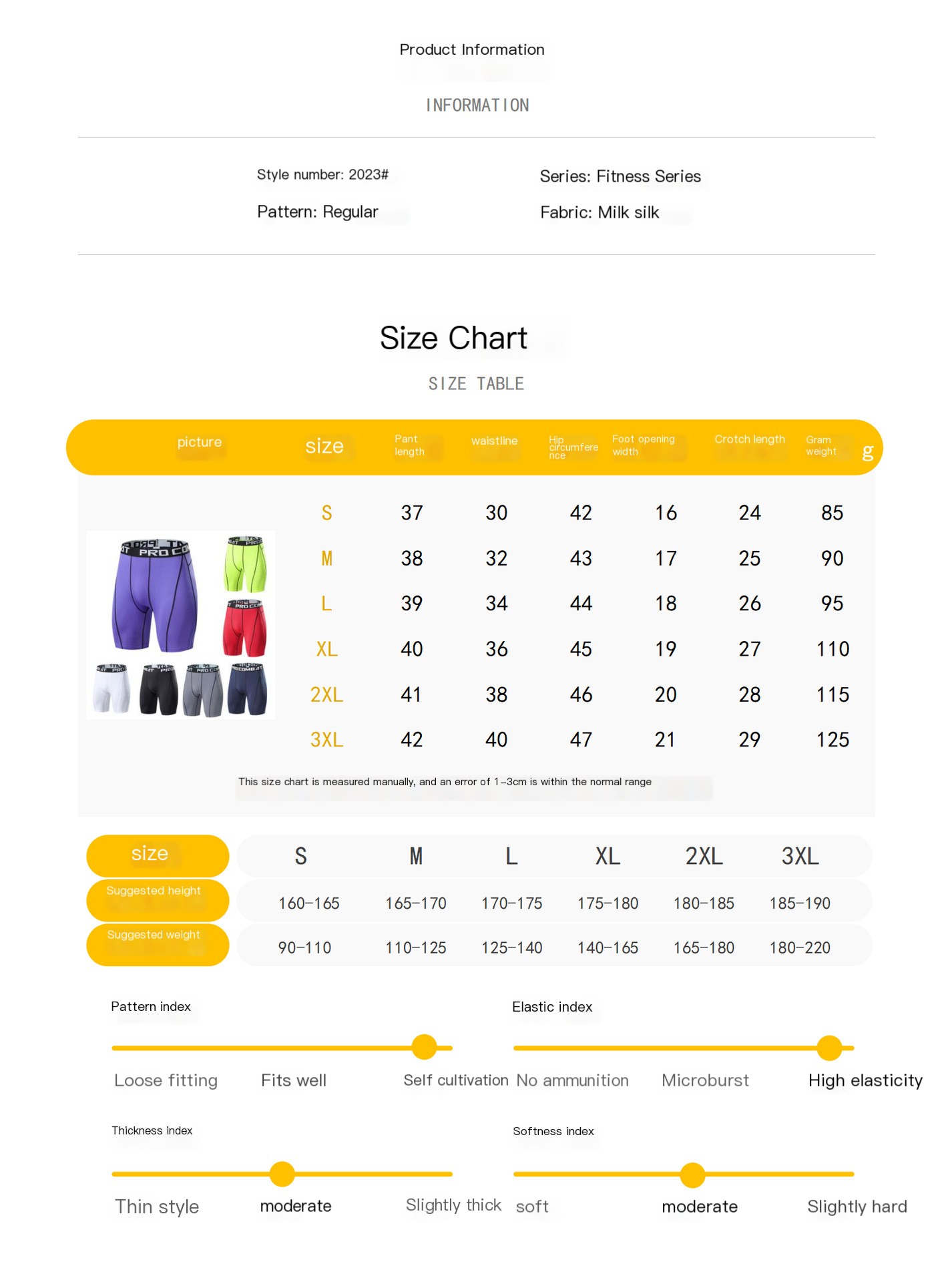 Men's Sports Training Shorts 1
