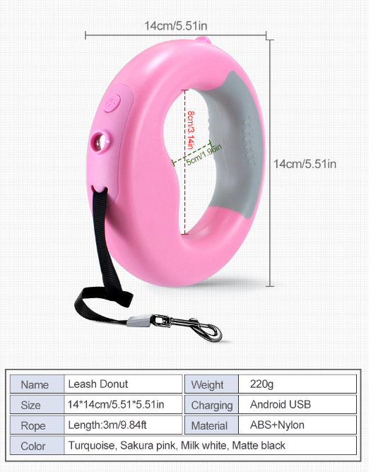 Retractable Cute Dog Leash