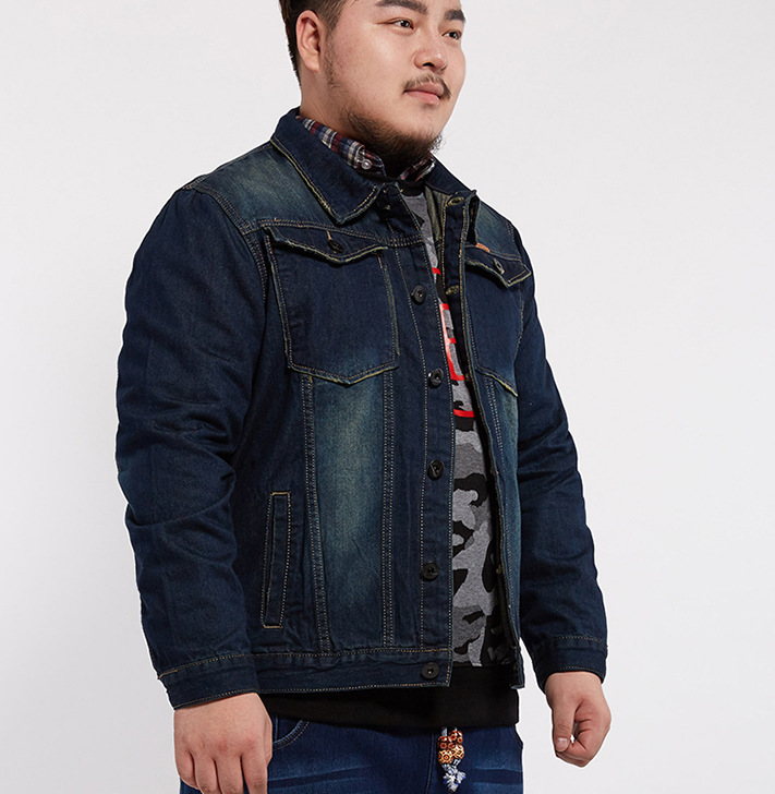 Men's Denim Jacket Back View