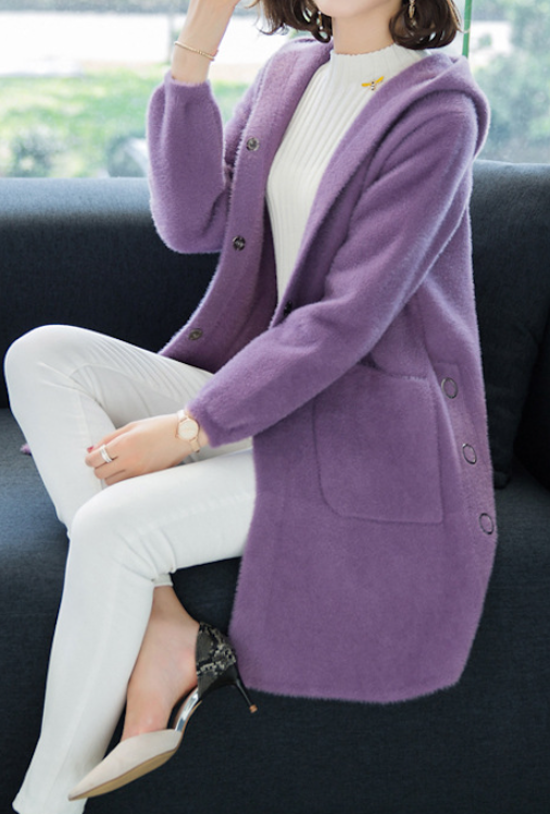 Butterfly coat in Blue