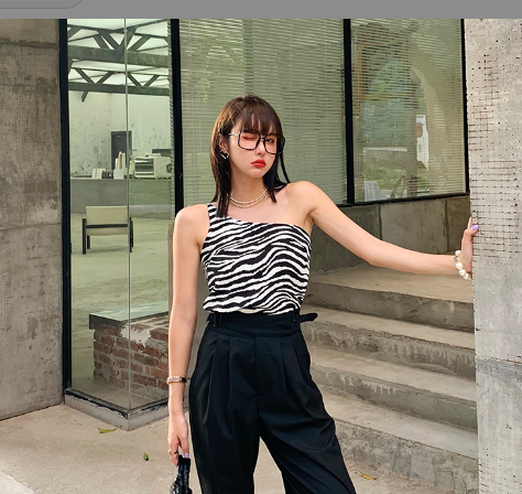 Elegant One Shoulder Camisole