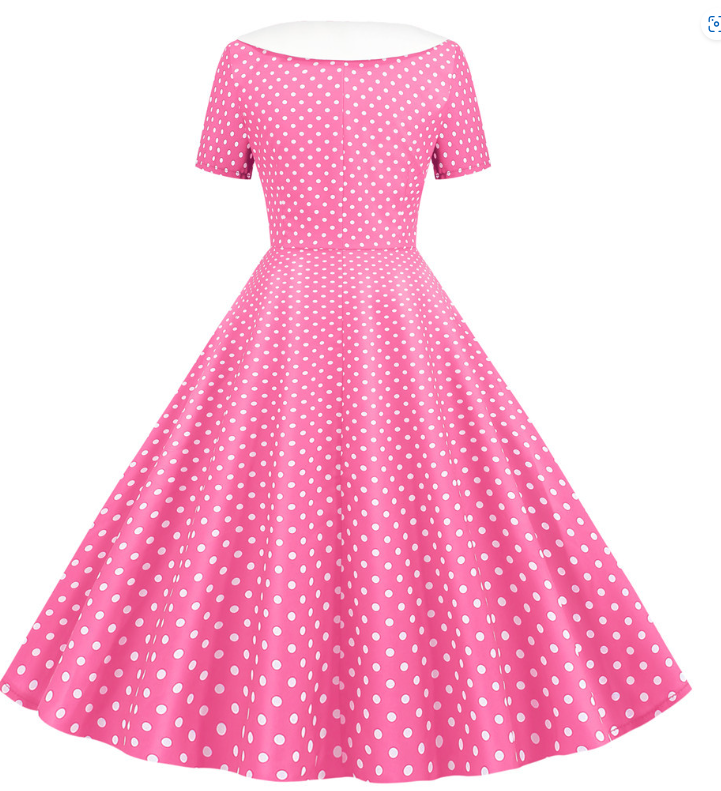 Polka Dot Dress Image 3