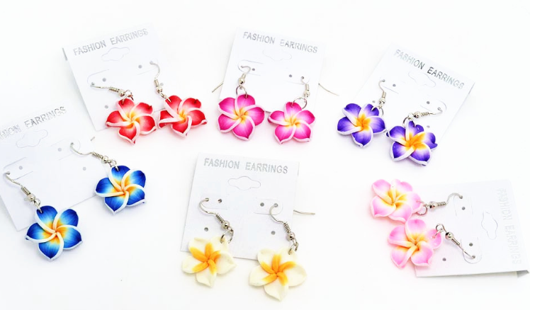 Handcrafted Floral Earrings 3
