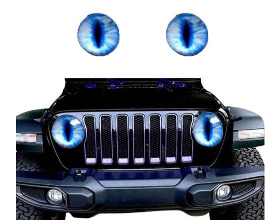 Beast Eyes Headlight Decal 4