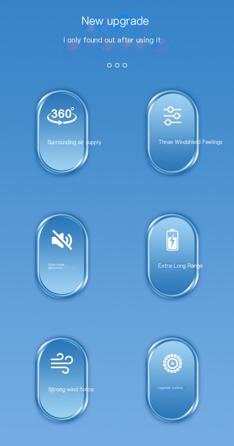 F2无叶挂脖风扇