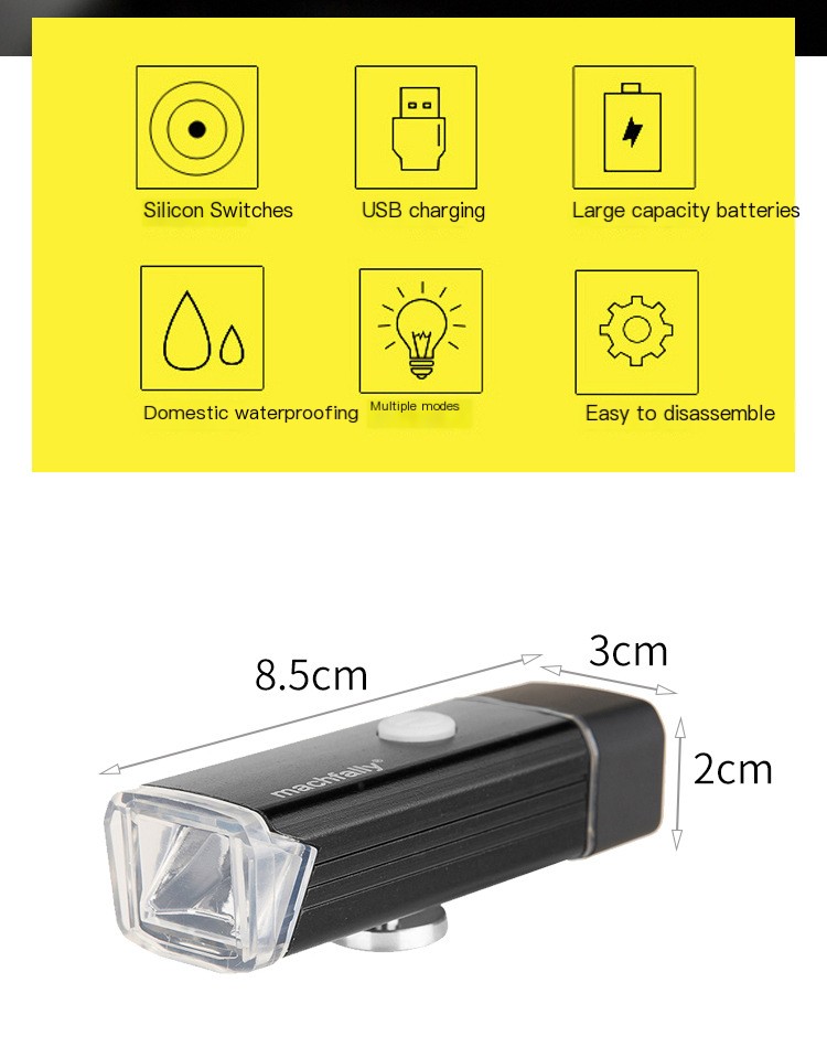 Bicycle Front Light Image 2