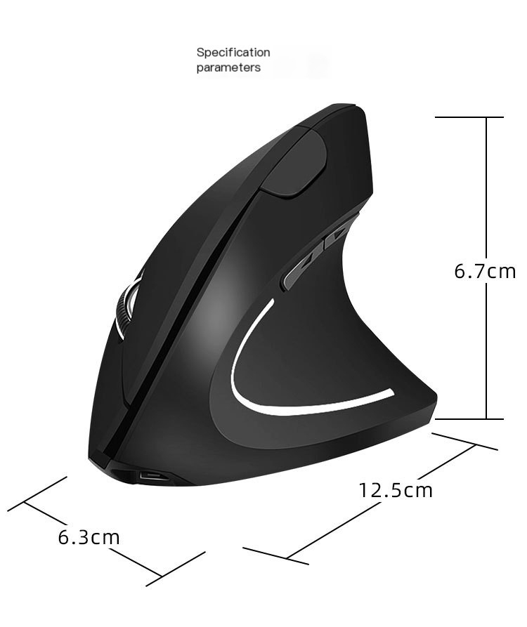 Wireless Vertical Mouse Image 4
