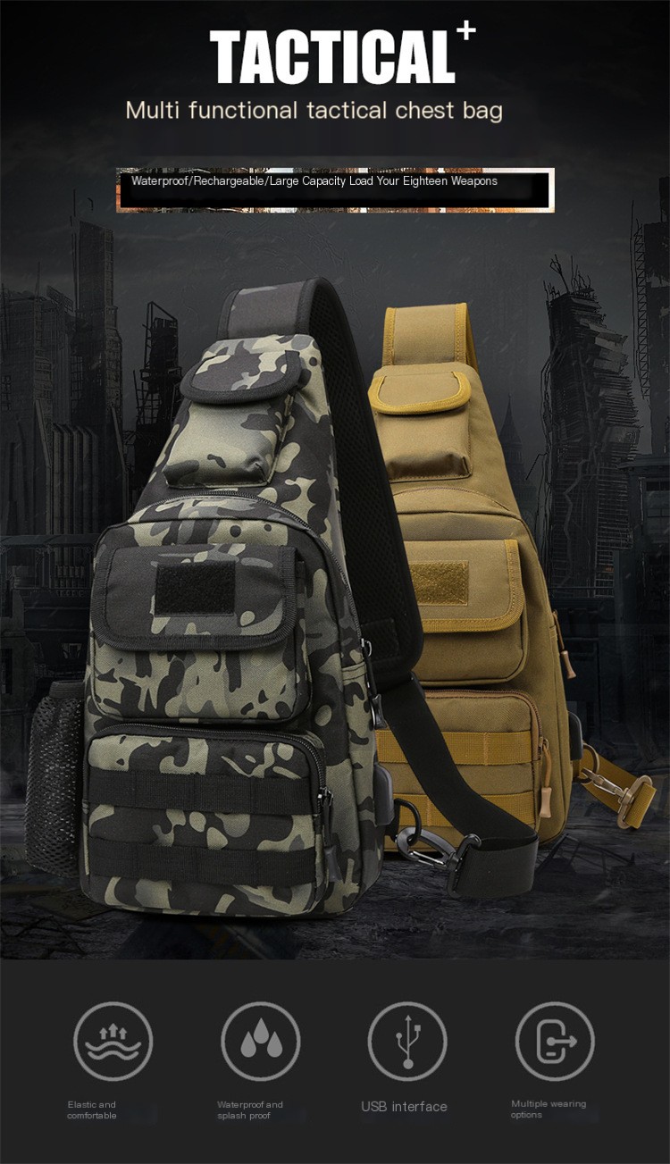 Water Bottle Chest Bag
