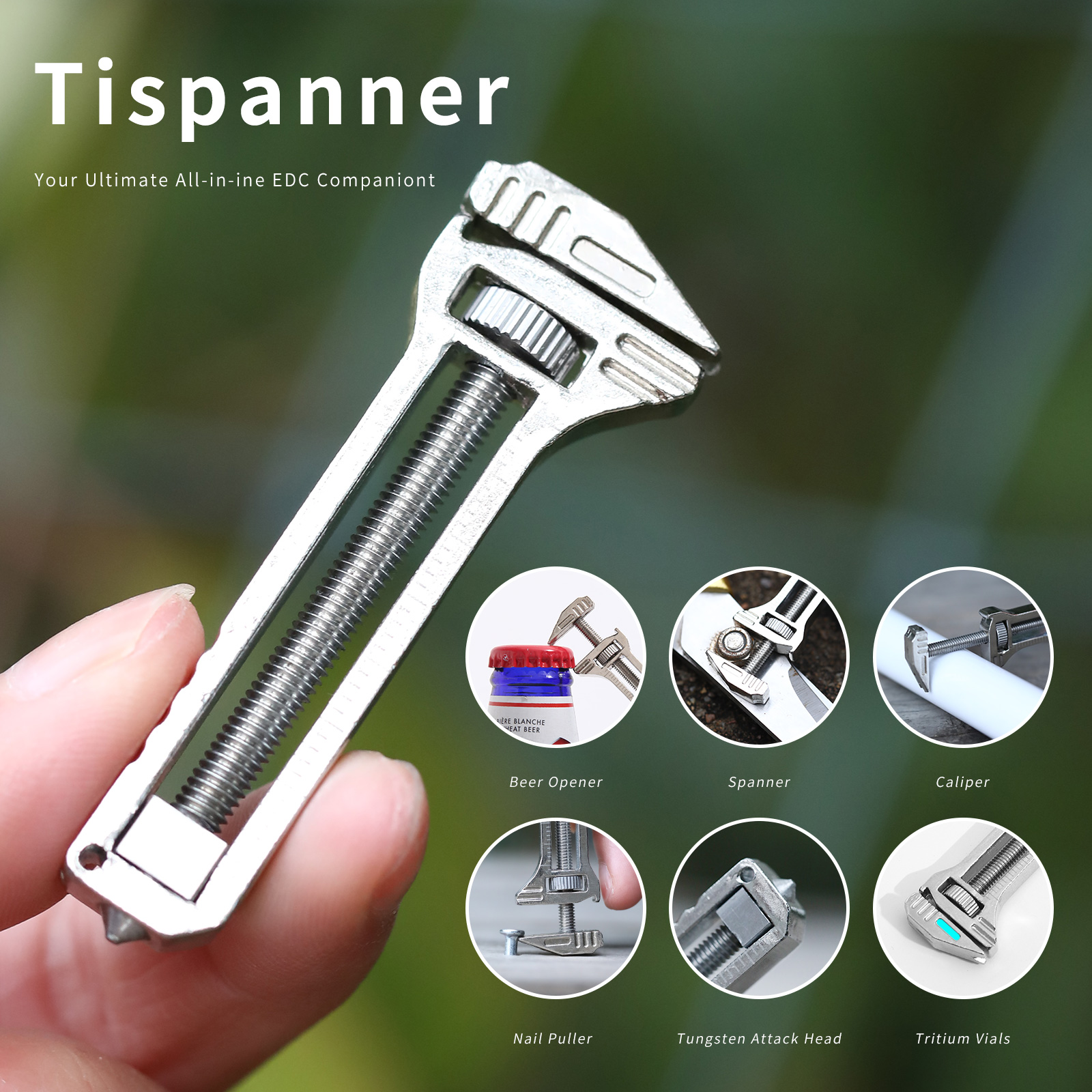 Compact Titanium Multitool Image 4