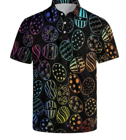 Fashion USA Flag Pattern Polo Shirt