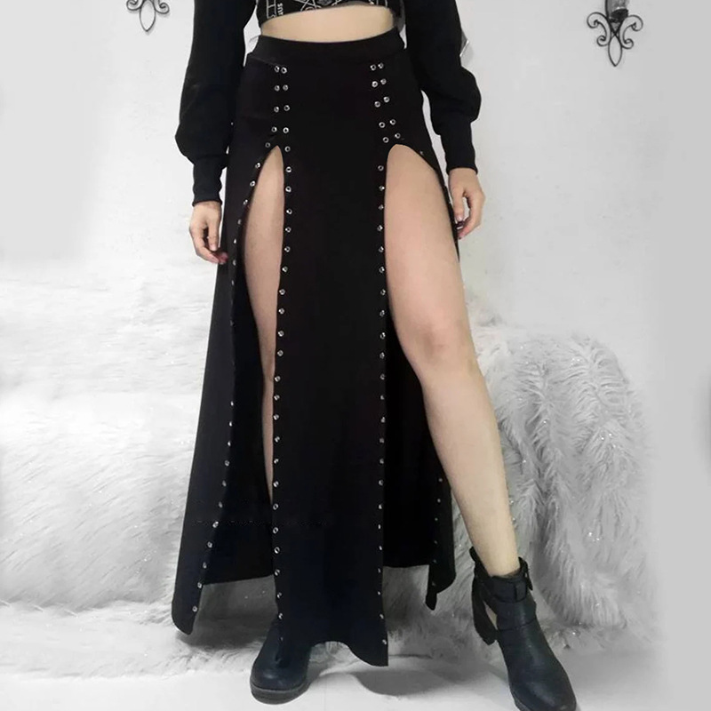 Rivet Design Skirt