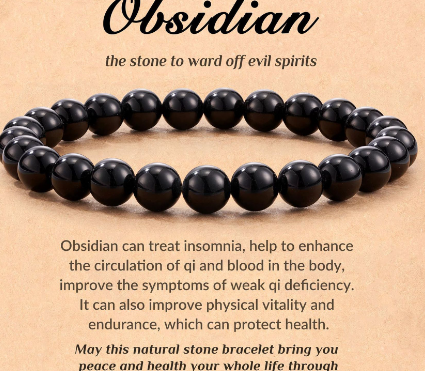 Volcanic Stone Beads Bracelet 6