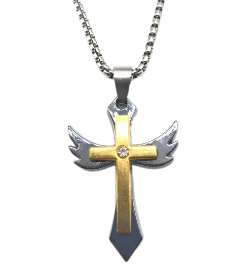 Cross Stainless Steel Necklace Image 3
