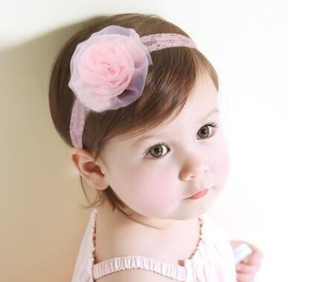 Children's Headband Orange Pink
