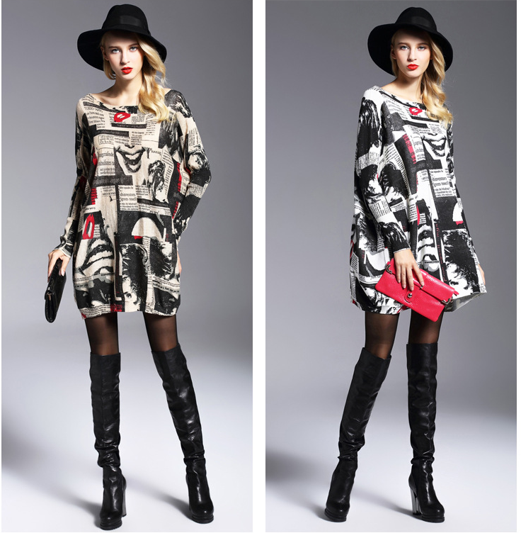 Mouth Printed Sweater Image 1